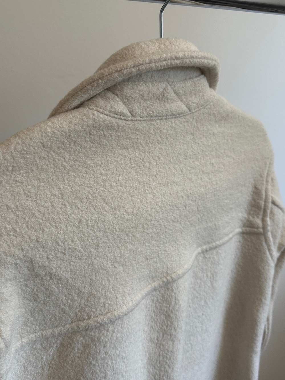 Wilfred Free Oatmeal Wool Shacket | 100% Merino Wool | Aritizia Size S - Picture 8 of 11